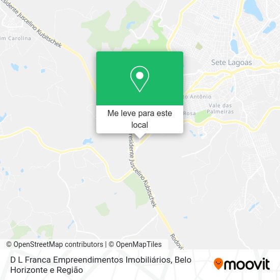 D L Franca Empreendimentos Imobiliários mapa