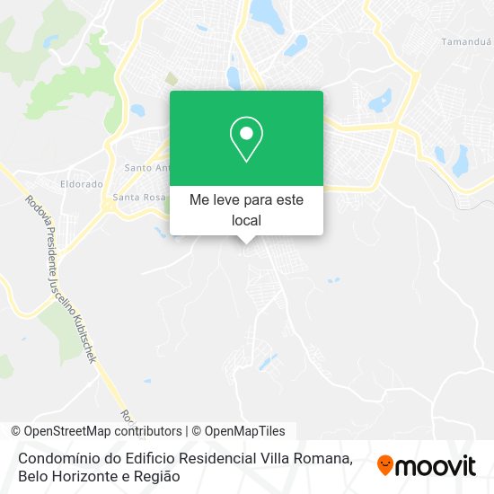 Condomínio do Edificio Residencial Villa Romana mapa
