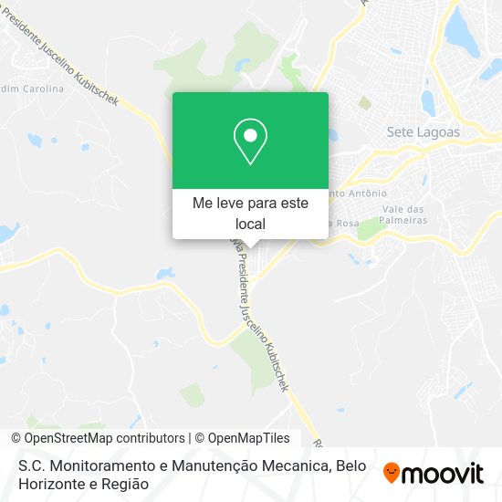 S.C. Monitoramento e Manutenção Mecanica mapa