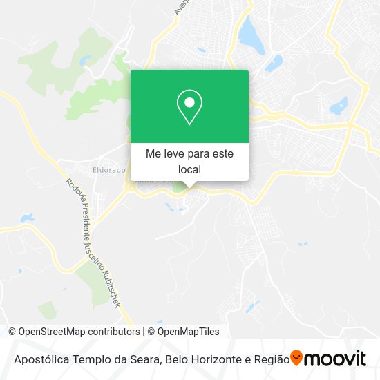 Apostólica Templo da Seara mapa