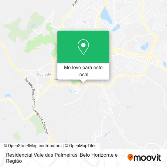 Residencial Vale das Palmeiras mapa