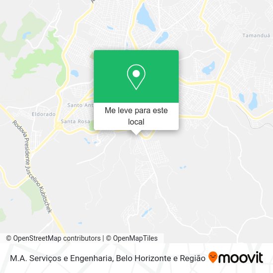 M.A. Serviços e Engenharia mapa