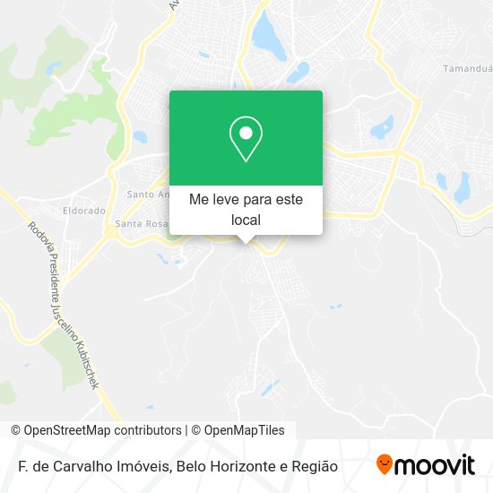 F. de Carvalho Imóveis mapa