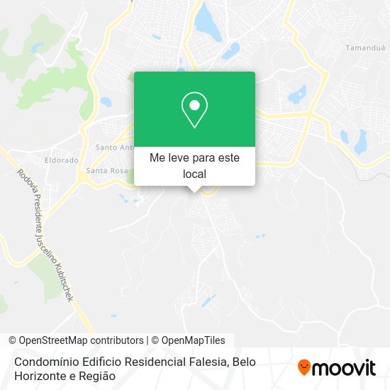 Condomínio Edificio Residencial Falesia mapa