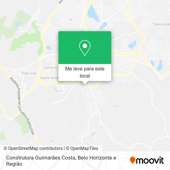 Construtora Guimarães Costa mapa