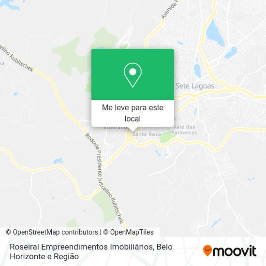 Roseiral Empreendimentos Imobiliários mapa