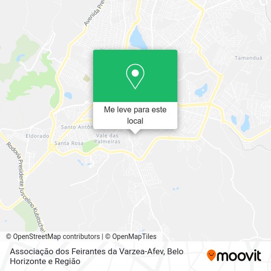 Associação dos Feirantes da Varzea-Afev mapa