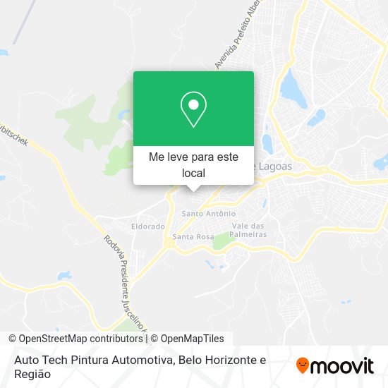 Auto Tech Pintura Automotiva mapa