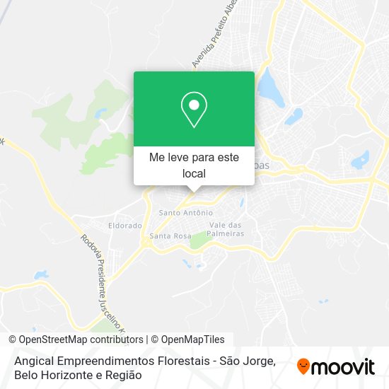 Angical Empreendimentos Florestais - São Jorge mapa