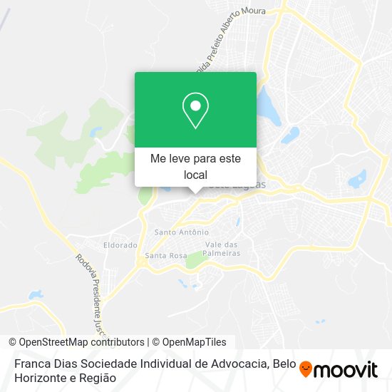 Franca Dias Sociedade Individual de Advocacia mapa