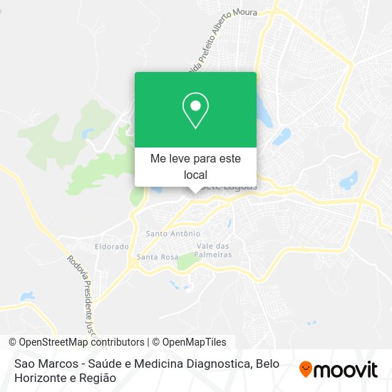 Sao Marcos - Saúde e Medicina Diagnostica mapa