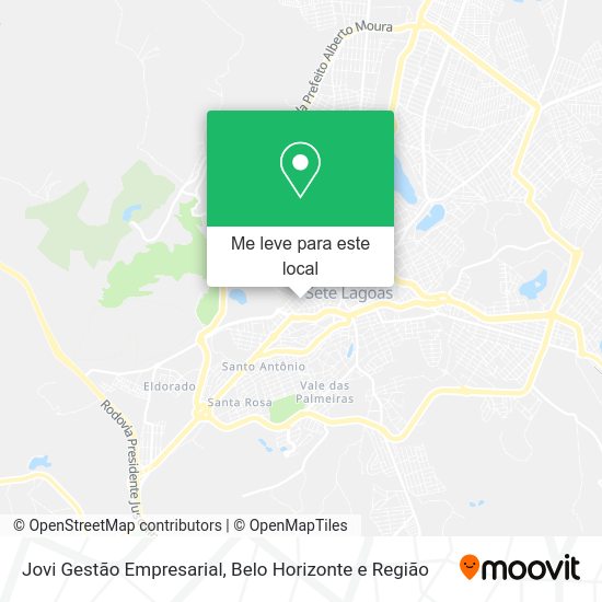 Jovi Gestão Empresarial mapa