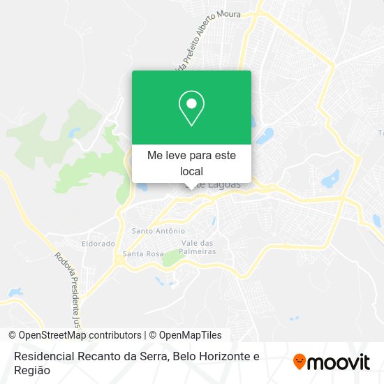 Residencial Recanto da Serra mapa