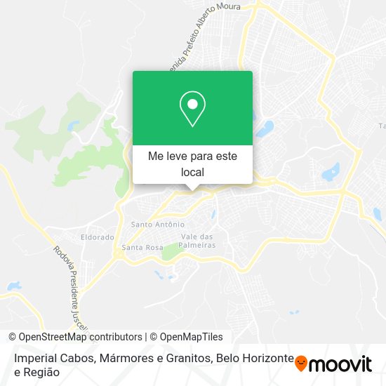Imperial Cabos, Mármores e Granitos mapa