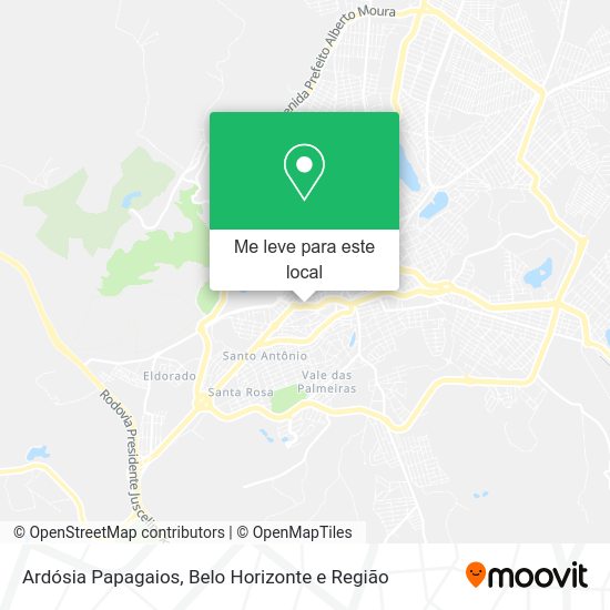 Ardósia Papagaios mapa