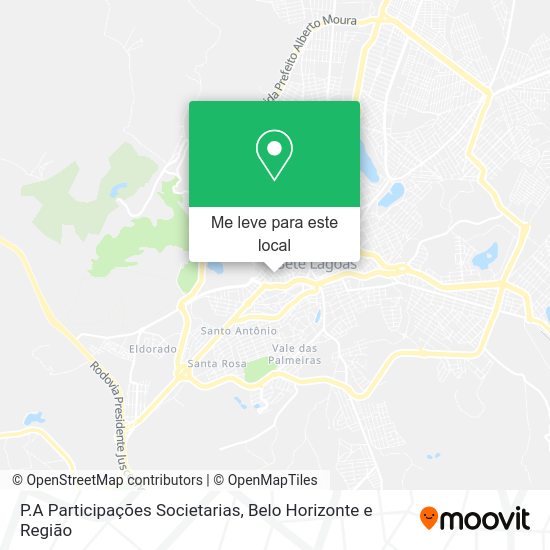 P.A Participações Societarias mapa