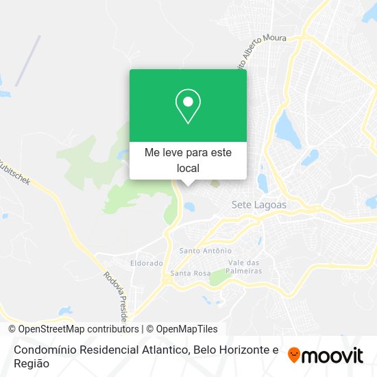 Condomínio Residencial Atlantico mapa