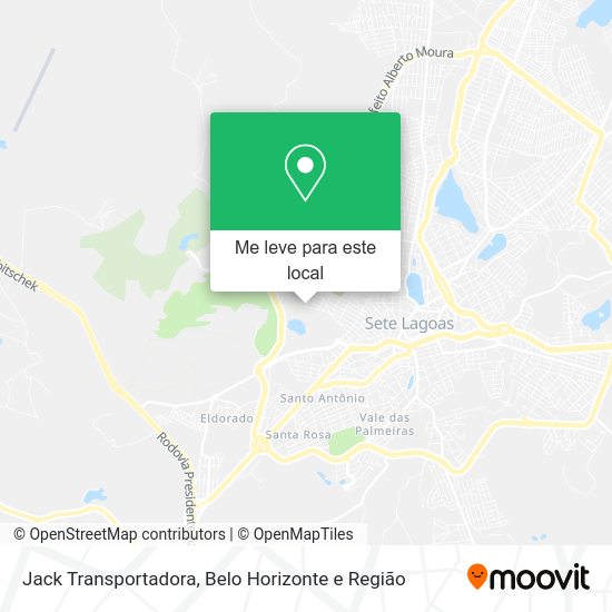 Jack Transportadora mapa