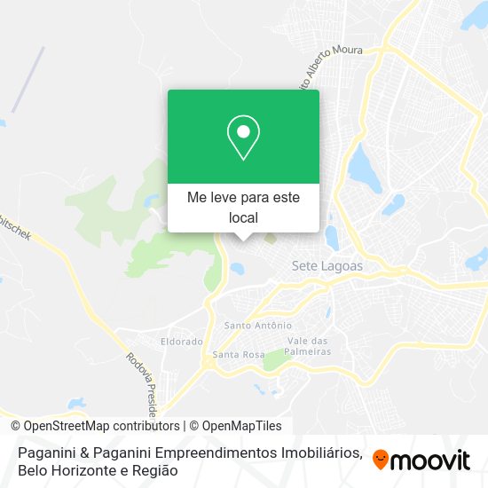 Paganini & Paganini Empreendimentos Imobiliários mapa