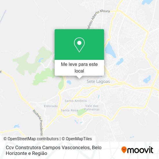 Ccv Construtora Campos Vasconcelos mapa