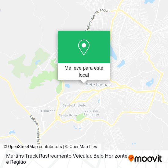 Martins Track Rastreamento Veicular mapa