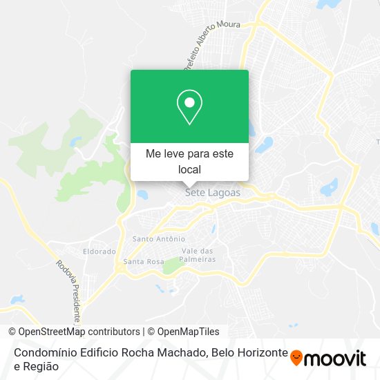 Condomínio Edificio Rocha Machado mapa
