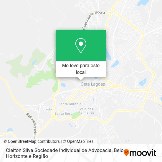 Cleiton Silva Sociedade Individual de Advocacia mapa