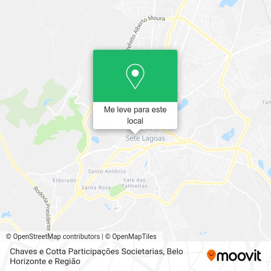 Chaves e Cotta Participações Societarias mapa