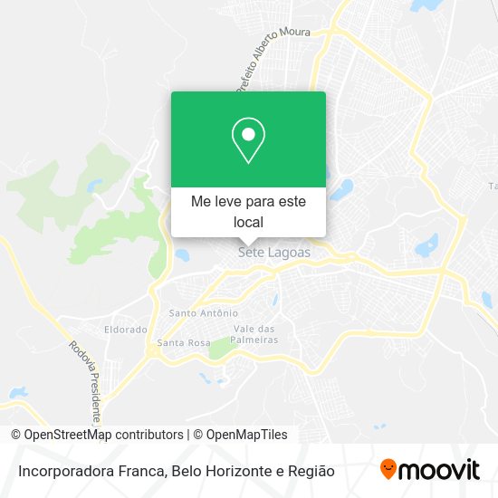 Incorporadora Franca mapa