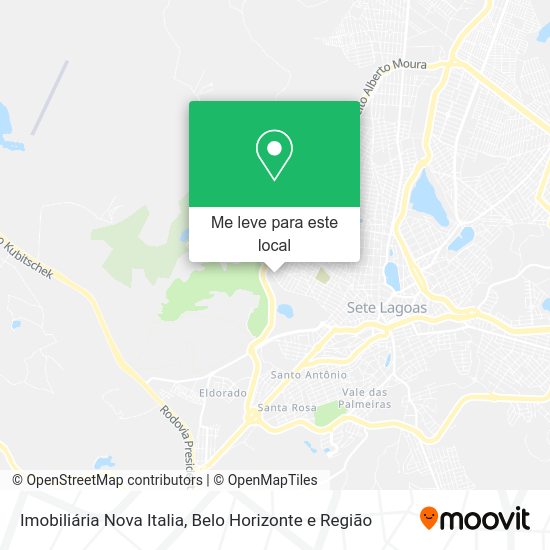 Imobiliária Nova Italia mapa