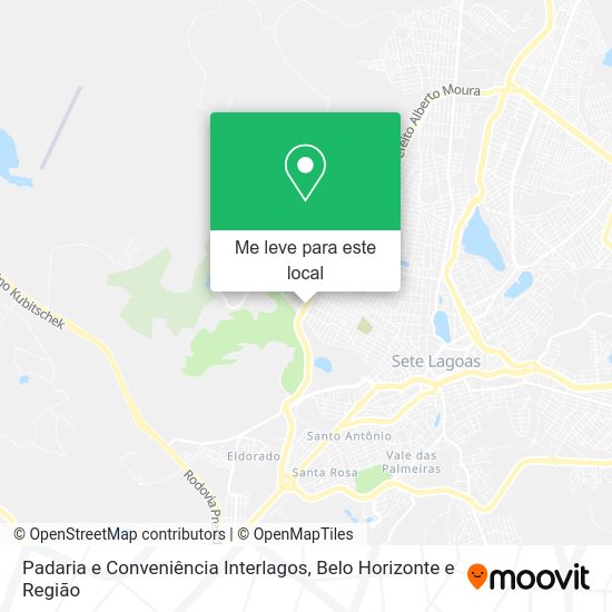 Padaria e Conveniência Interlagos mapa