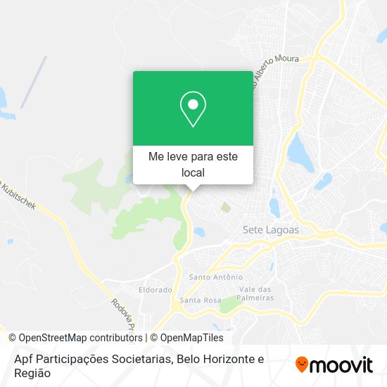 Apf Participações Societarias mapa