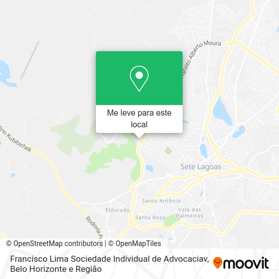 Francisco Lima Sociedade Individual de Advocaciav mapa
