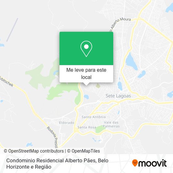 Condominio Residencial Alberto Pães mapa