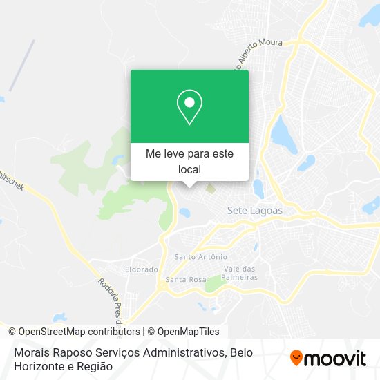 Morais Raposo Serviços Administrativos mapa