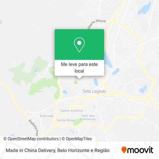Made in China Delivery mapa