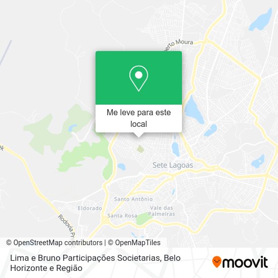 Lima e Bruno Participações Societarias mapa