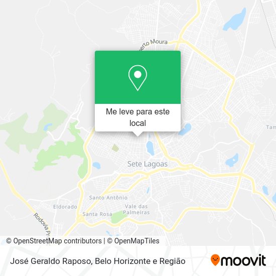 José Geraldo Raposo mapa