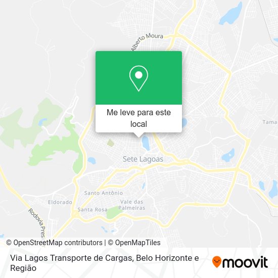 Via Lagos Transporte de Cargas mapa