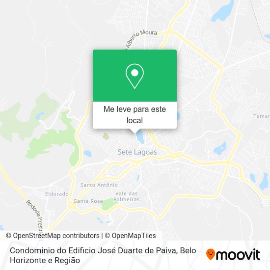 Condominio do Edificio José Duarte de Paiva mapa