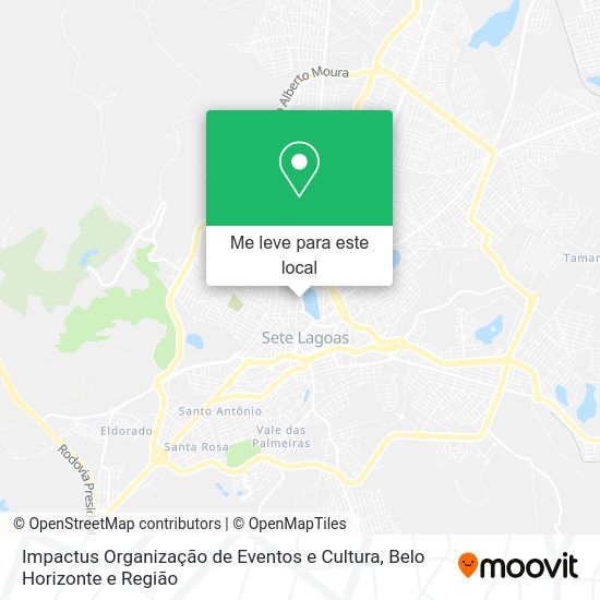 Impactus Organização de Eventos e Cultura mapa