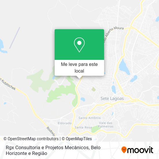 Rgx Consultoria e Projetos Mecânicos mapa