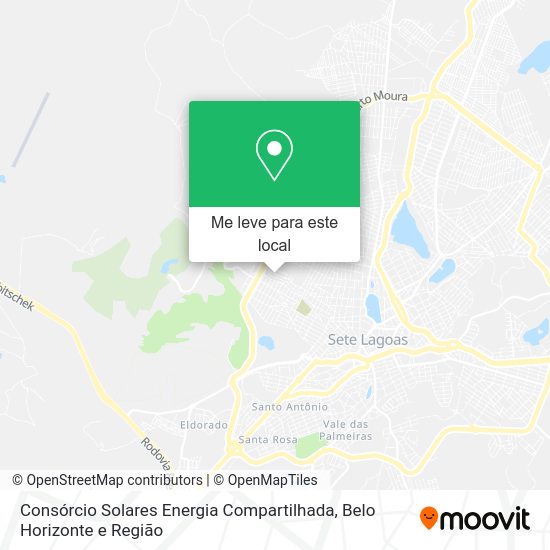 Consórcio Solares Energia Compartilhada mapa