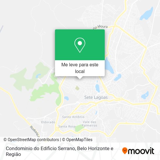 Condomínio do Edificio Serrano mapa