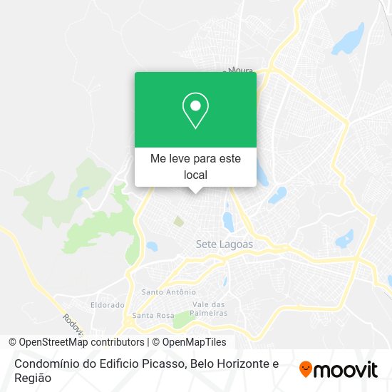 Condomínio do Edificio Picasso mapa