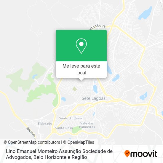 Lino Emanuel Monteiro Assunção Sociedade de Advogados mapa
