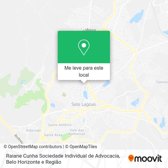 Raiane Cunha Sociedade Individual de Advocacia mapa
