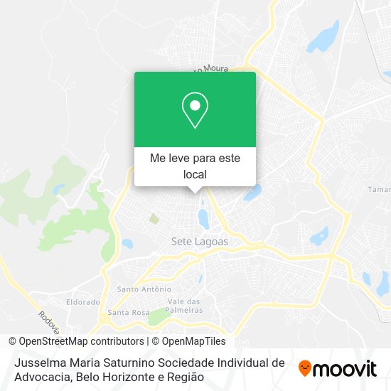 Jusselma Maria Saturnino Sociedade Individual de Advocacia mapa