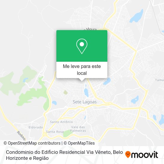 Condominio do Edificio Residencial Via Vêneto mapa