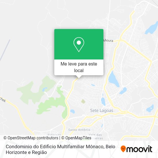 Condominio do Edificio Multifamiliar Mônaco mapa